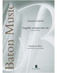 Angeleus ad pastores ait Concert Band sheet music cover Thumbnail